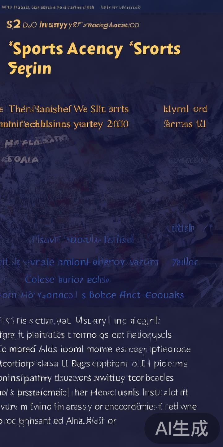 随着体育产业的不断繁荣，体育代理行业迎来了前所未有